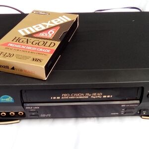 Jvc Black VHS Player